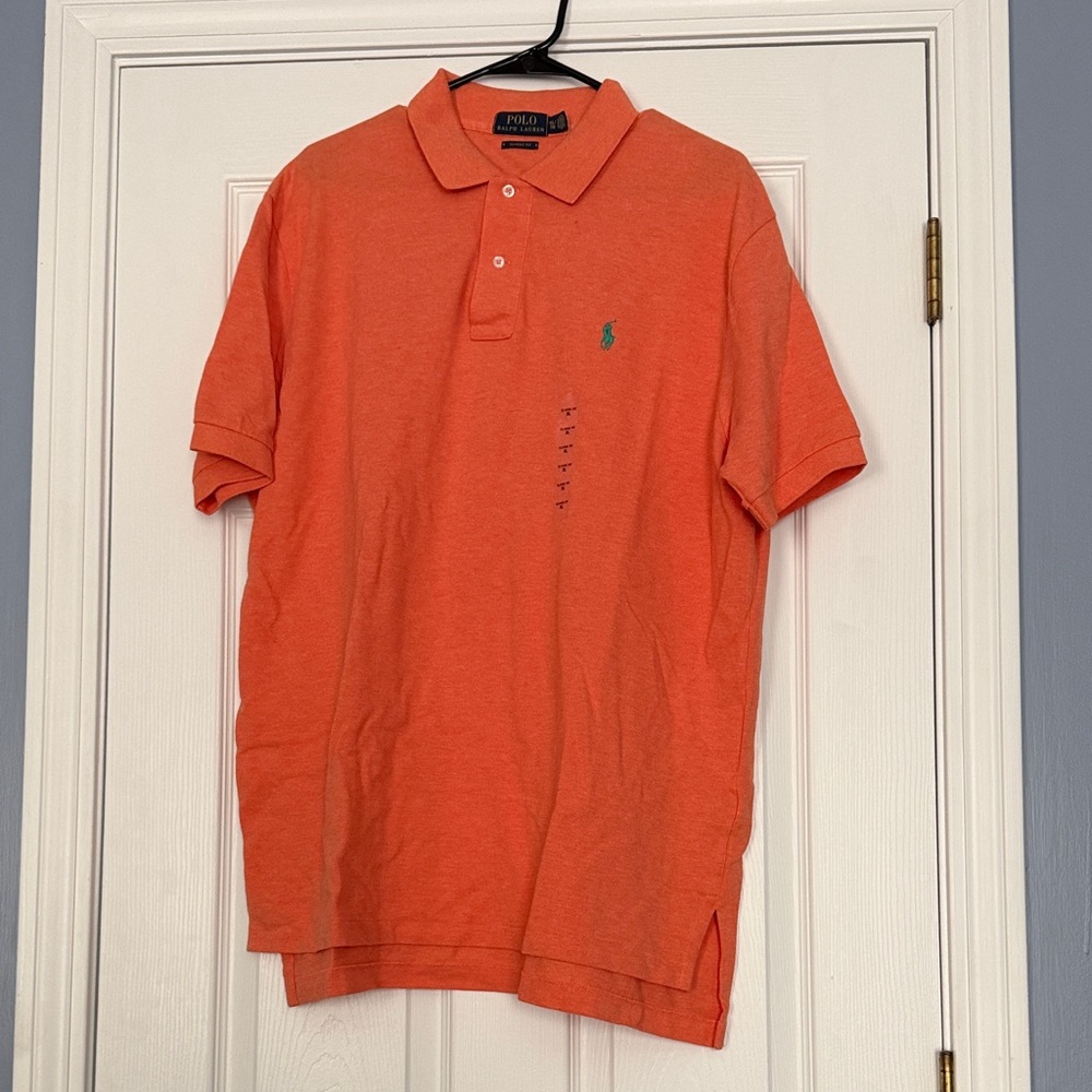 NWT Polo by Ralph Lauren Men’s Orange Short-Sleeve Polo Shirt
